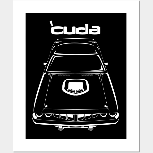 Plymouth Barracuda - Hemi Cuda - 1971 Wall Art by V8social